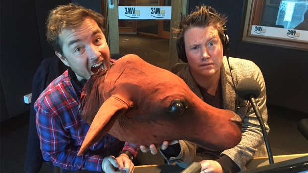 Article image for Toby Truslove and Eddie Perfect in studio to chat about their new play ‘The Beast’