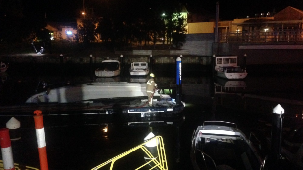 Article image for Two boats destroyed in suspected arson attack at Mordialloc