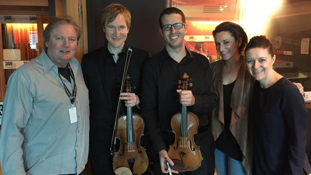 Article image for Tinalley String Quartet join Darren James in studio ahead of their Melbourne performance