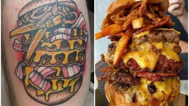 Article image for Cafe 51’s campaign tattoos for burgers #freeburgers4life