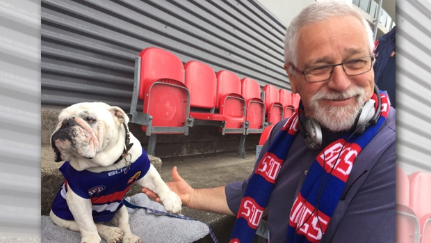 Article image for Neil Mitchell broadcasts from Western Bulldogs’ territory ahead of the AFL Grand Final