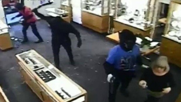 Article image for Toorak jewellery store manager shies away from being called a hero after chasing armed robbers