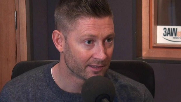 Article image for Michael Clarke joins Neil Mitchell in studio, says he’d love to patch things up with Andrew Symonds