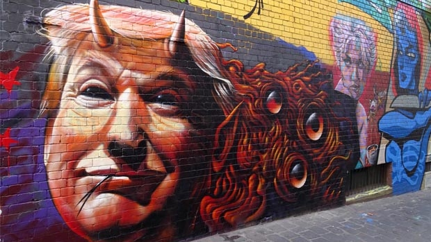 Article image for Donald Trump mural at the Queen Victoria Market