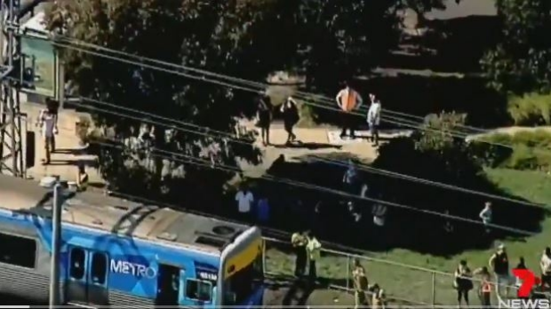 Article image for Truck collides with train in Coburg
