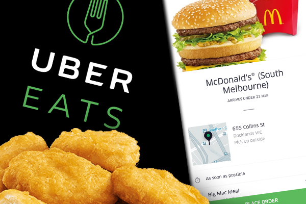 Article image for McDonald’s roll out new delivery partnership with UberEATS