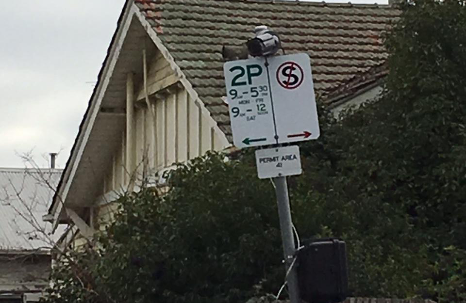 Article image for Cameras installed on parking signs at Moonee Valley to monitor the impact of level crossing removal