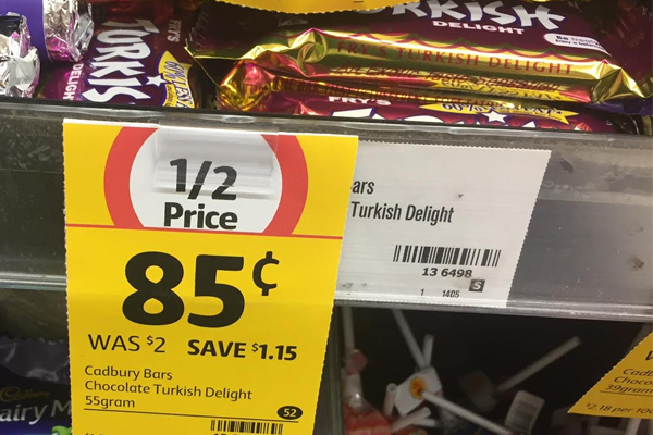 Article image for Half price chocolate price tag raises questions