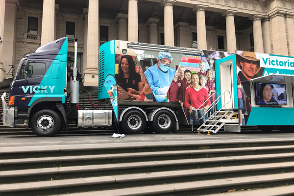 Article image for 3AW Drive meets ‘Vicky the Values Truck’