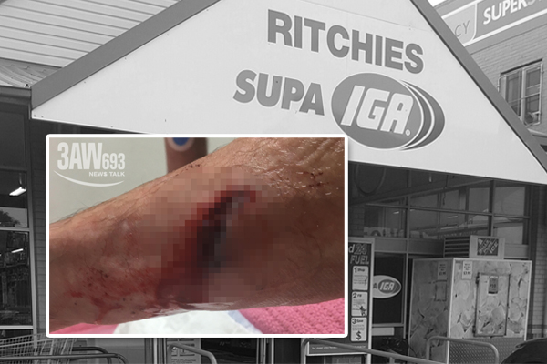 Article image for IGA customer stabbed during frightening robbery