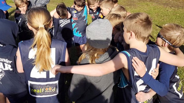 Article image for Junior footy club wins praise for sportsmanship after big win