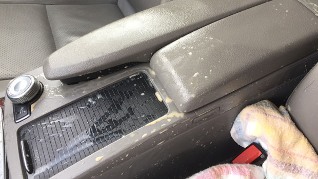 Article image for Coffee thrown into car during road rage incident