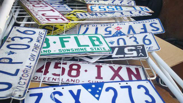 Article image for Number plates found dumped in bin