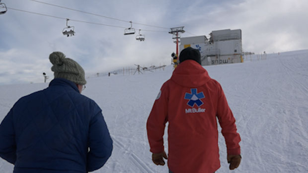 Article image for Ross takes a tour of Mount Buller’s $1.6m snow factory