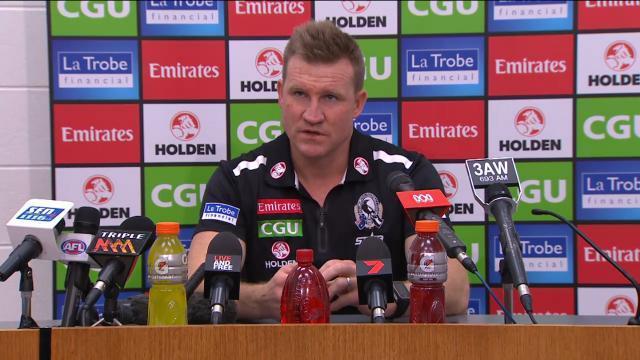 Article image for Collingwood re-signs Nathan Buckley as coach