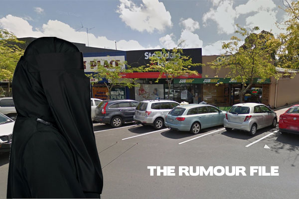 Article image for Woman wearing burqa allegedly robs Subway in Melbourne’s east