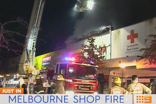Article image for Million-dollar fire in Dandenong