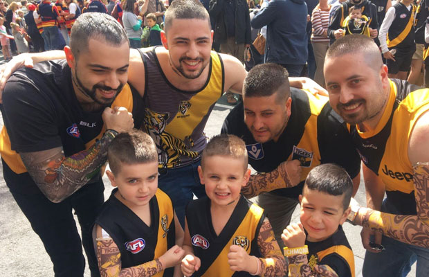 Article image for This family has got Dustin Martin fever!