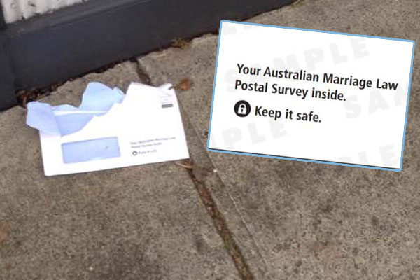 Article image for Marriage equality envelopes ripped open in Melbourne’s south-east
