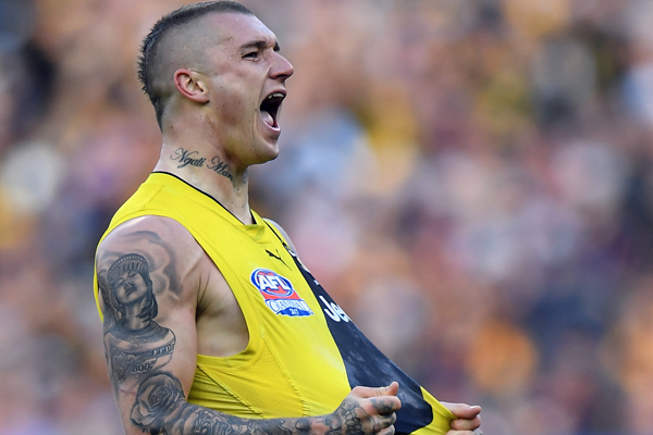 Article image for Norm Smith medal voting: Dustin Martin caps off 2017 by breaking AFL record