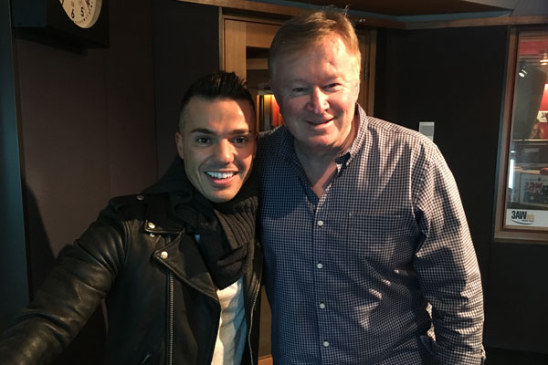Article image for Live music: Anthony Callea live in the studio with Denis Walter