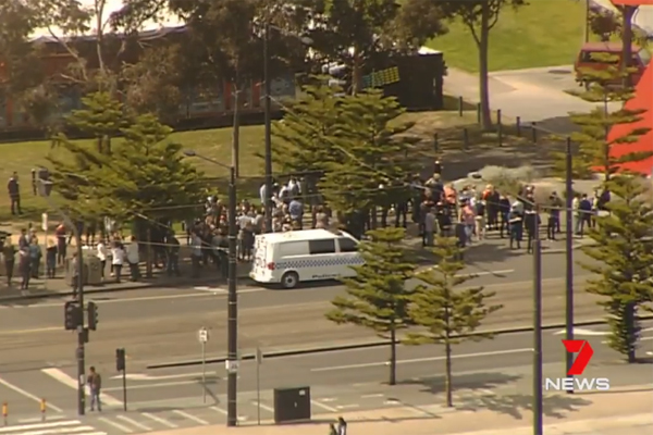 Article image for AFL House evacuated after threatening phone call