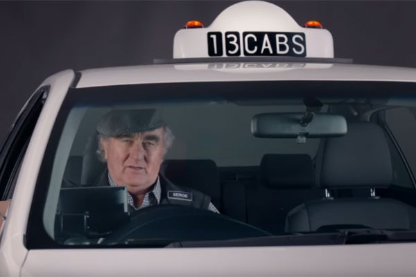 Article image for Serge the taxi driver to star in ads all in the name of irony