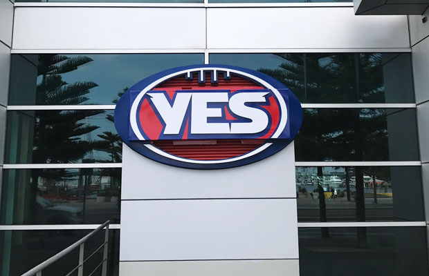 Article image for YES logo disappears overnight as footy world divides