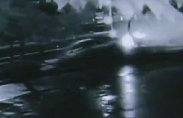 Article image for CCTV captures dramatic smash near CBD