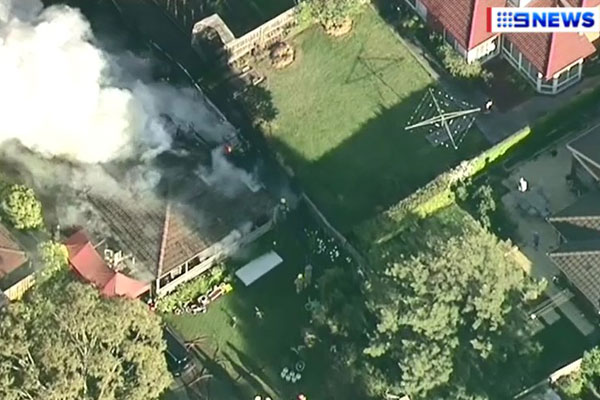 Article image for Five people escape large house fire in Melbourne’s east