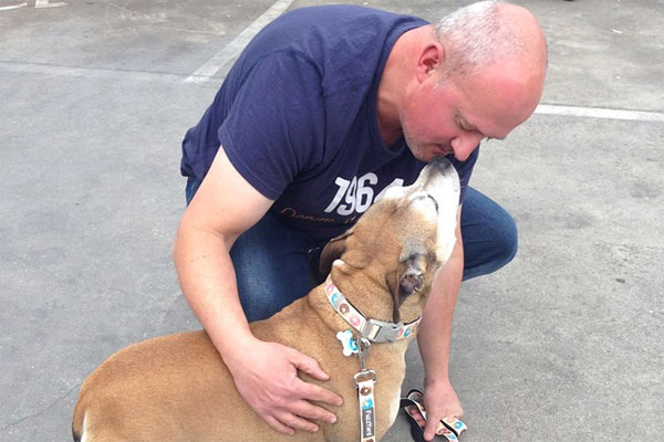 Article image for Melbourne man’s happy reunion with missing dog after seven years