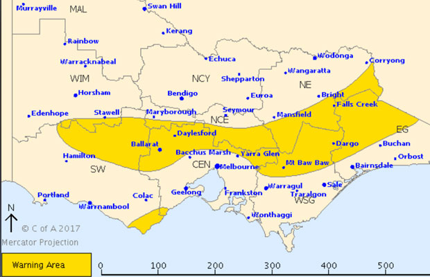 Article image for Wild winds expected across much of the state