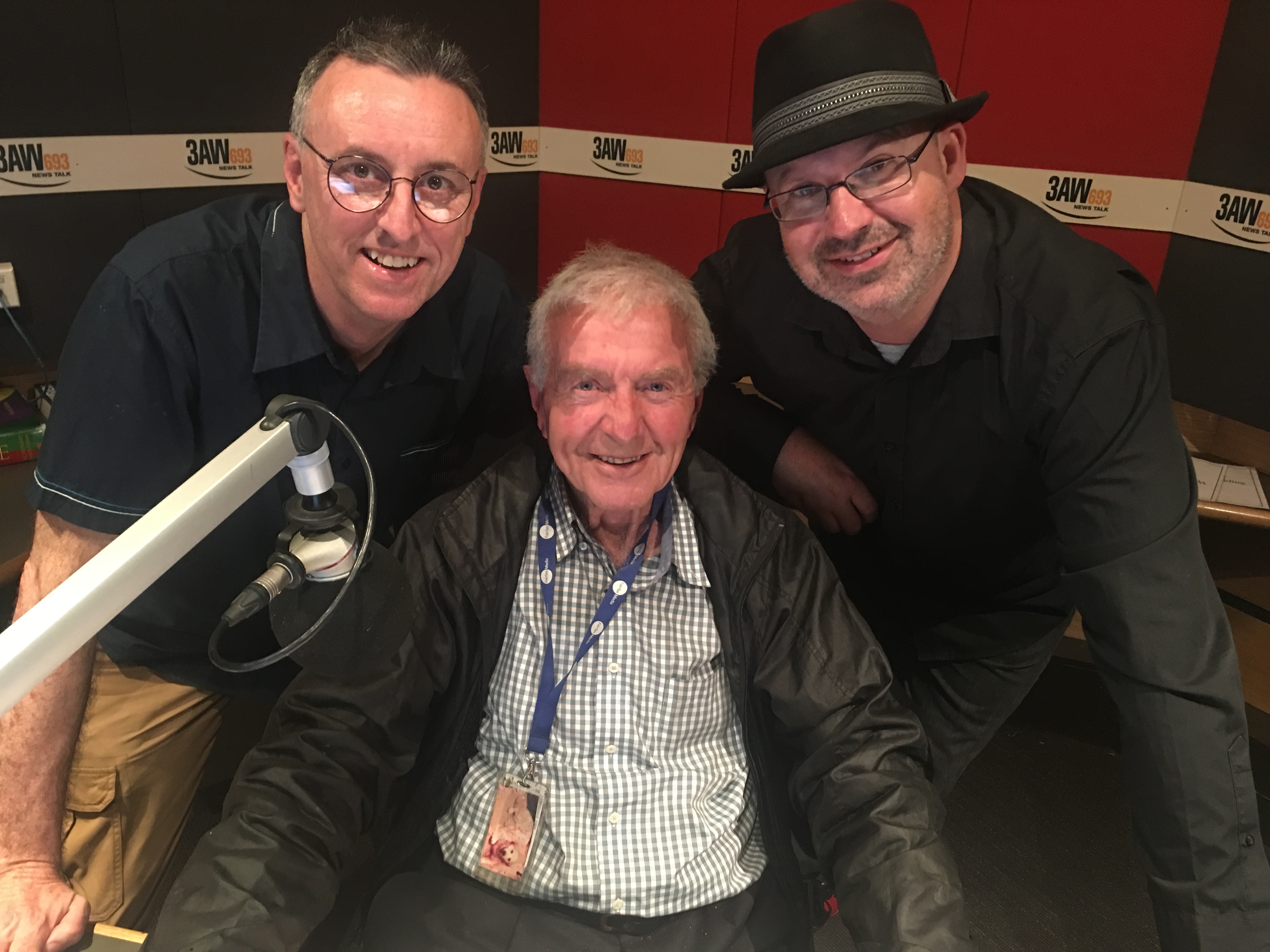 Tony Martin with Philip Brady and Simon Owens - 3AW