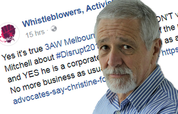 Article image for Neil Mitchell hits back at ‘cowardly’ protesters over social media post