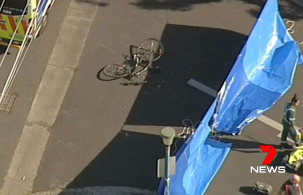 Article image for Cyclist killed in collision with truck at Northcote