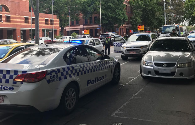 Article image for Men arrested outside Melbourne Remand Centre