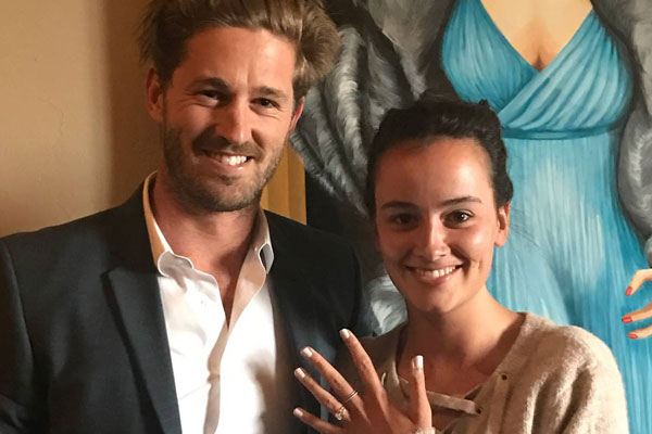 Article image for Love is in the air! AFL player Cal Ward pulls off cinematic proposal