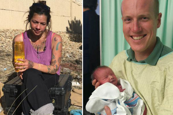 Article image for US police officer adopts homeless woman’s drug-addicted baby