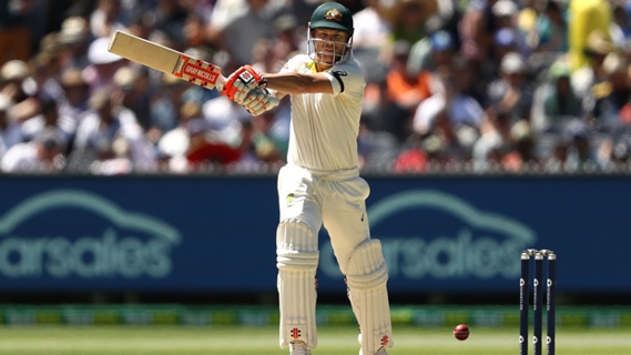 Article image for Warner, Australia make flying start at MCG