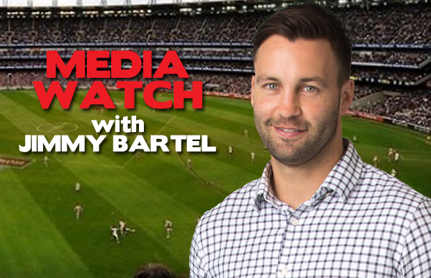 Article image for ‘Media Watch’ with Jimmy Bartel! His six ‘captain obvious’ gripes