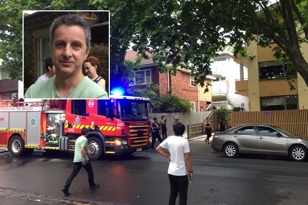 Article image for Neighbour smashes window to save woman trapped in Prahran apartment fire