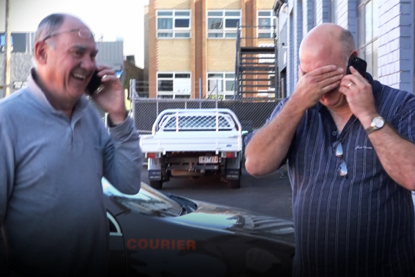 Article image for VIDEO: Watch as Burnso delivers car to 2017 Rumour File winner