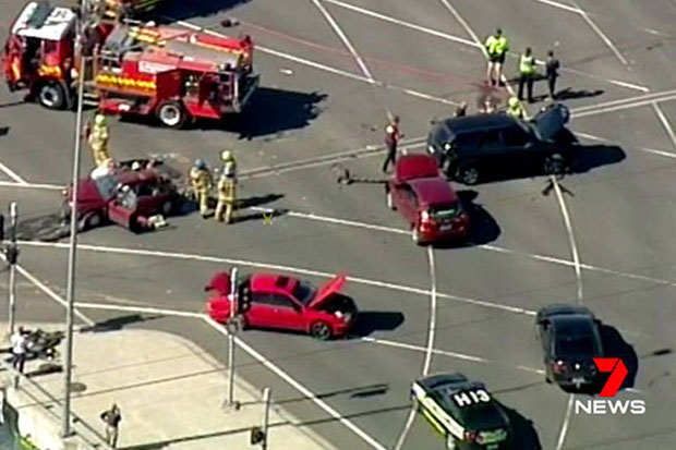 Article image for Shocking Sydney Road smash leaves several injured