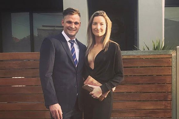 Article image for Western Bulldogs footballer changes name to include wife’s surname