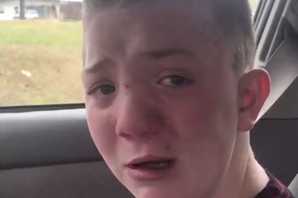 Article image for Little boy’s emotional bullying video garners huge online response