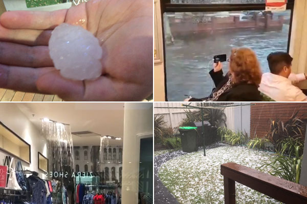 Article image for Floods, outages and cars trashed as storms lash Melbourne
