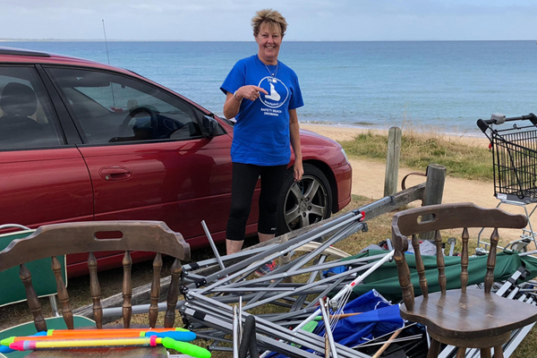 Article image for Beaches trashed: Disgusted locals clean up 140kg of rubbish