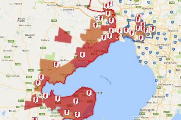 Article image for Tens of thousands of Victorian homes affected by widespread power outages