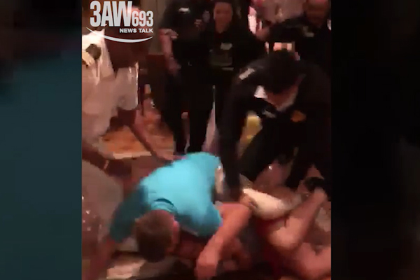 Article image for EXCLUSIVE FOOTAGE: Violent cruise ship brawl captured on camera