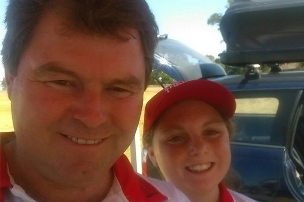 Article image for Girl, 12, fills in for dad’s cricket team, doesn’t go out